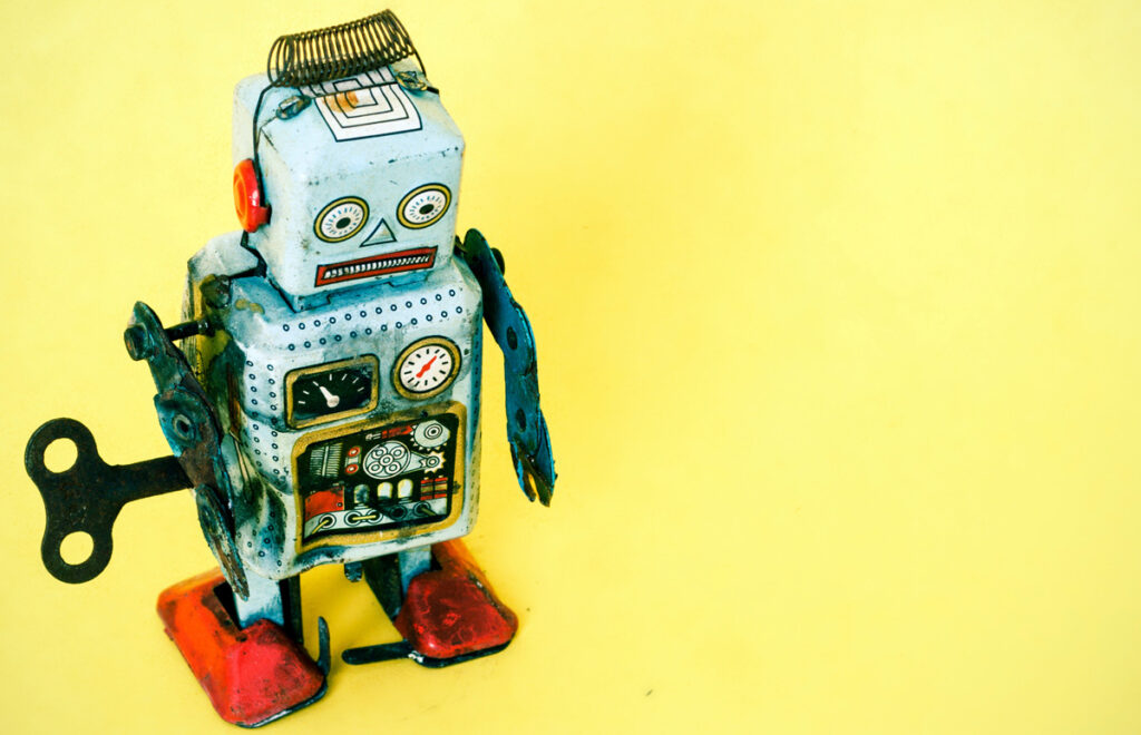 a sad robot toy (c) AdobeStock