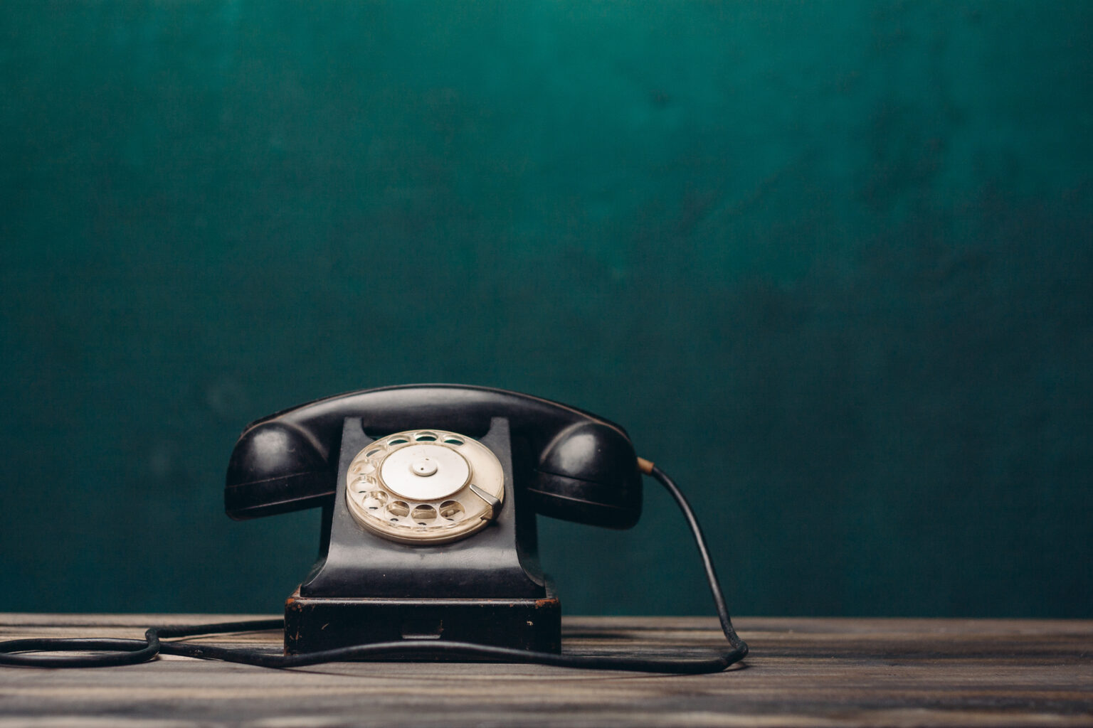 black retro telephone office communication technology nostalgia. (c) AdobeStock