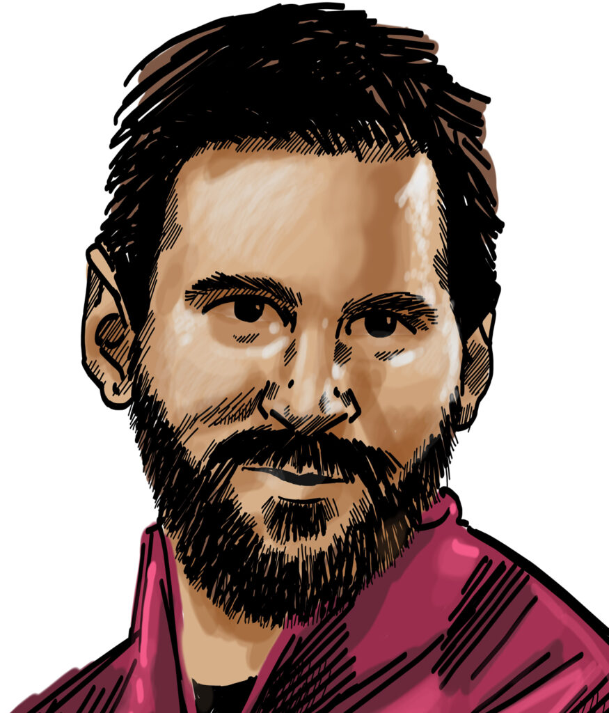 Enthüllung: Messi erstand Abo für Weltfußballer bis 2032! 1 Gezeichnetes Portrait von Lionel Messi.
(c) Pixabay.com