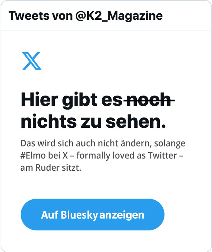 Twitter - Bluesky. (c) K2-Magazine