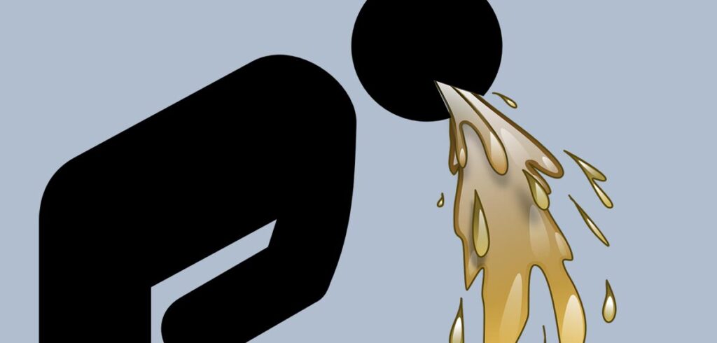 Ein speibendes Männchen. (c) AdobeStock