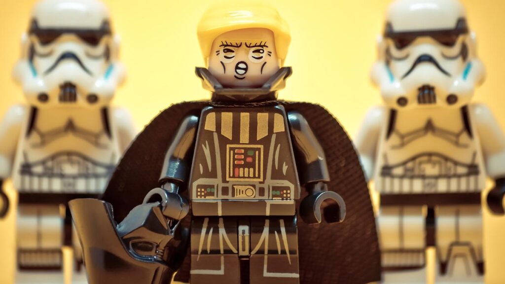 Donald Trump als Darth Vader Lego-Figur. (c) Pixabay.com