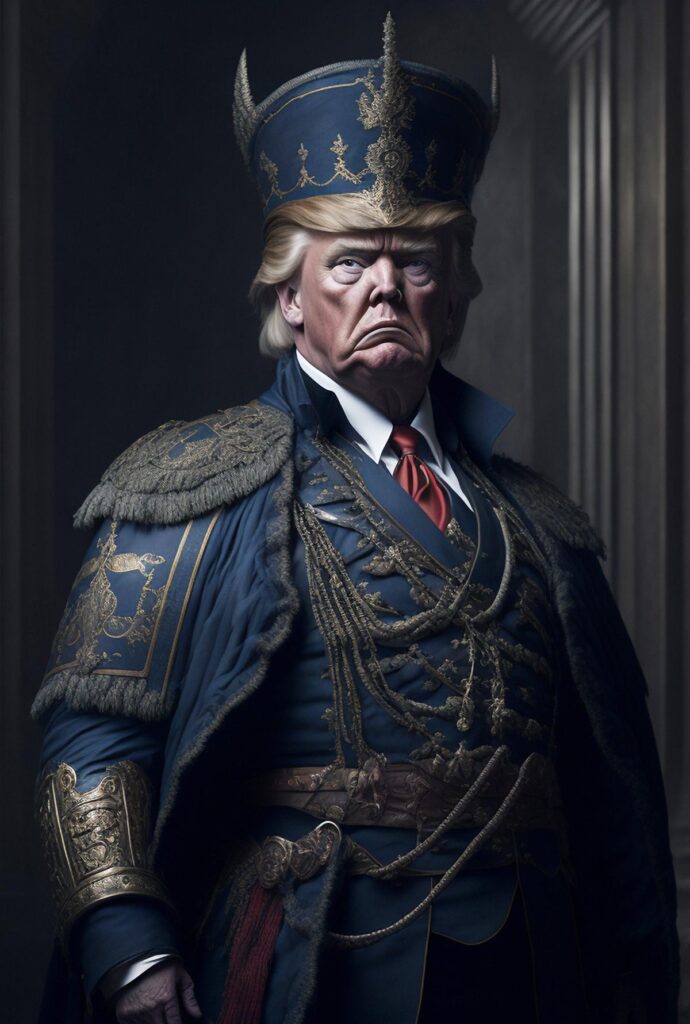 Paukenschlag: Frankreich fordert "Statue of Liberty" zurück 1 Ein Gemälde von Trump als Imperator.
(c) Pixabay.com