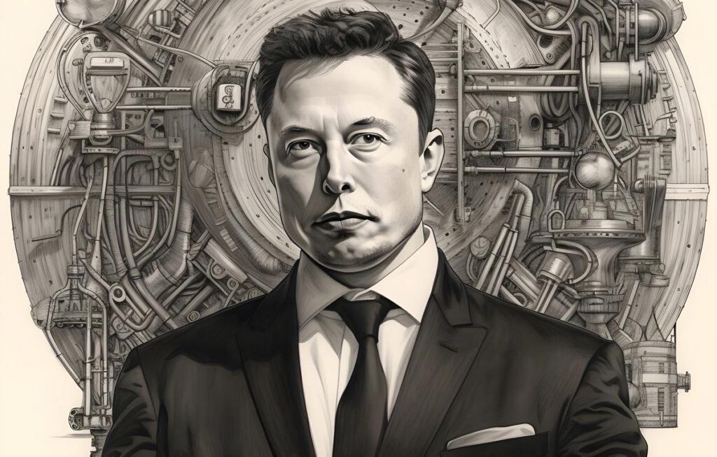 +++BREAKING+++ „Buy-den“ – Elon Musk gründet eigene Partei und will 2028 Präsident werden 1 Portrait Elon Musk vor einer alten mechanischen Maschine, Stichwort Buy-den.
(c) Image by Dee from Pixabay